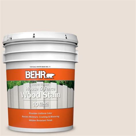 Behr Gal N Smokey Cream Solid Color House And Fence Exterior