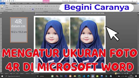 Ukuran Foto 4r Dan Cara Mengaturnya Di Microsoft Word Hot Sex Picture