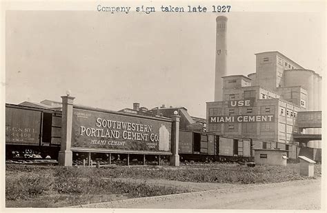 history sign illinois cement company