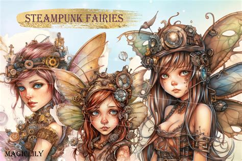 Steampunk Fairy Clipart