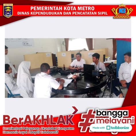 PEREKAMAN KTP EL KELILING DAN AKTIVASI IKD KE MAN 1 KOTA METRO