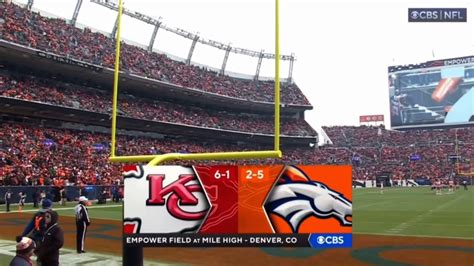 NFL On CBS Intro 2023 KC DEN Week 8 YouTube