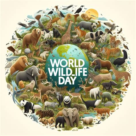 Premium Photo World Animals Day Vector Illustration Design