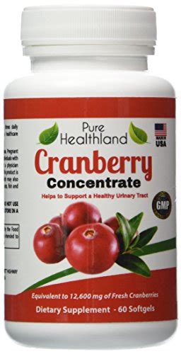 Triple Strength Cranberry Concentrate Supplement Pills For Urinary