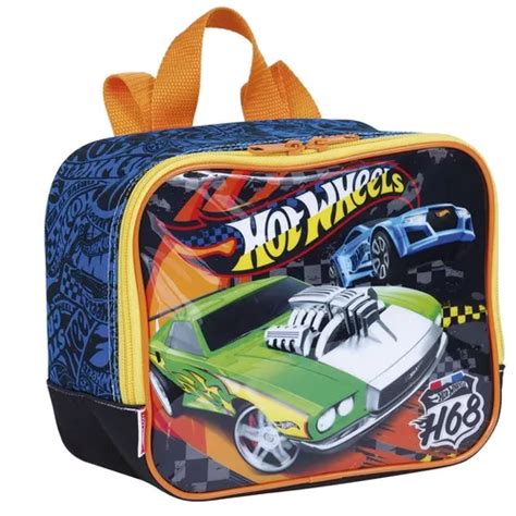 Mochila Hot Wheels Rodinha Grande Lancheira Sestini Cor Preto Mercadolivre