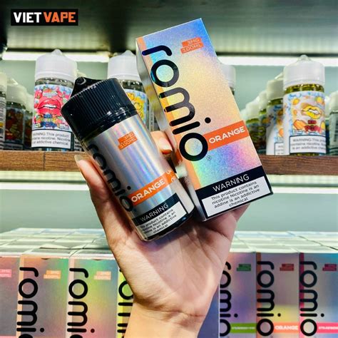Romio Orange Freebase 100ml Tinh Dầu Vape Chính Hãng