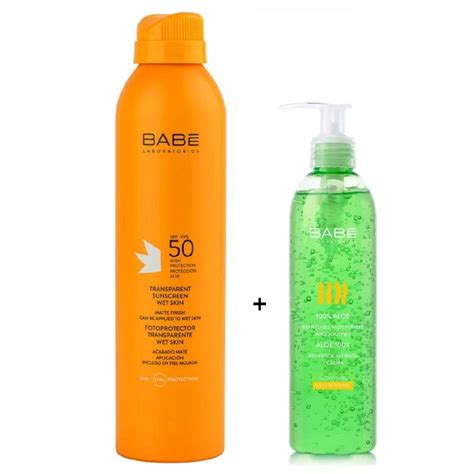Babe Islak Cilde Uygulanabilen Transparan Güneş Spreyi Spf Bebekhouse da