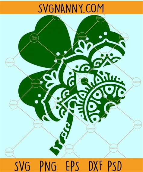 Lucky Charm Svg Clover Leaf Svg Lucky Svg St Patricks Svg St