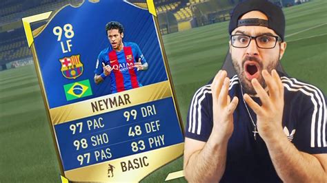 OMG WE GOT 98 TOTS NEYMAR FIFA 17 Ultimate Team YouTube