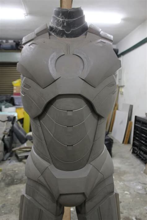 Some recent works on iron man 2 replica mark iv vi statue armor w i p – Artofit