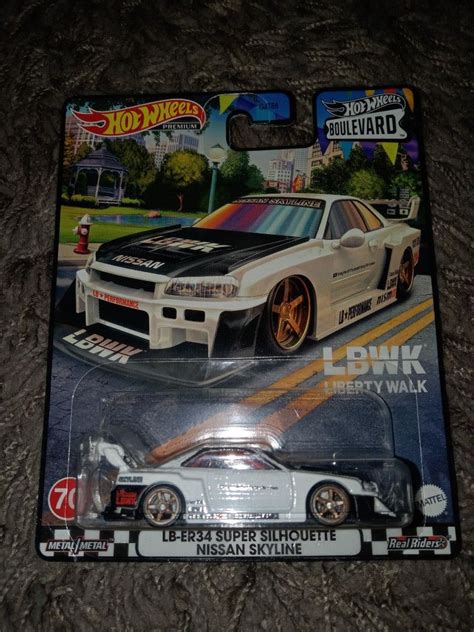 Hot Wheels Premium Nissan Skyline Lb Er34 Super Silhouette Lbwk Boulevard R34 Hobbies Toys