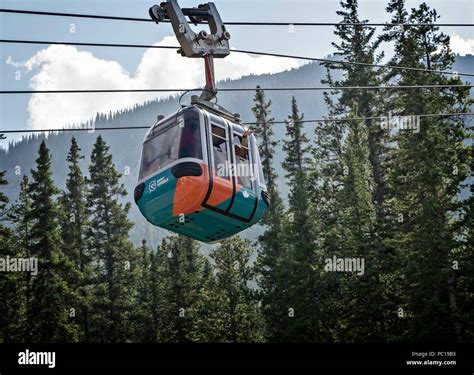 Banff Gondola Banff National Park Alberta Canada Stock Photo Alamy