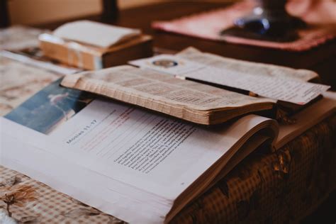 Photo Of Open Books On Table · Free Stock Photo