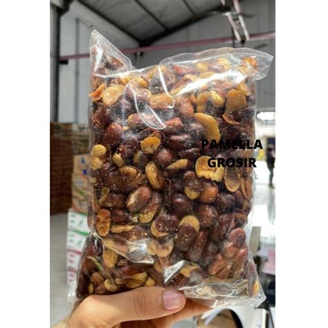 Jual ANEKA SNACK CAMILAN KACANG KORO KULIT 500gr Gurih Asin Makanan