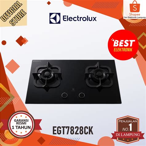 Jual Kompor Tanam ELECTROLUX EGT 7828CK 80 Cm 2 Tungku Garansi Resmi