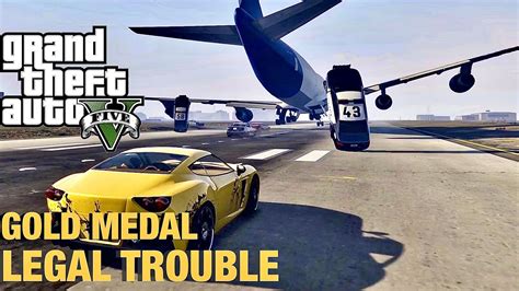 GTA V PS5 Mission 68 Legal Trouble 100 Gold Medal Walkthrough No