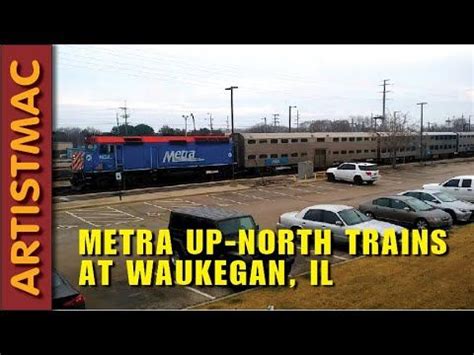 Metra UP North Trains at Waukegan, IL | Train, Waukegan, Passenger