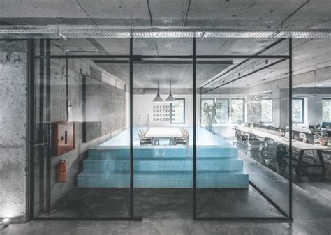 At this Office they meet in a Swimming Pool | Buzzinspired