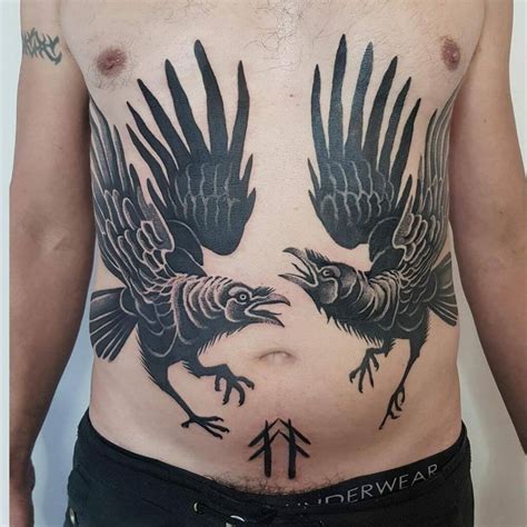 Update 54 Huginn And Muninn Tattoo Latest In Cdgdbentre