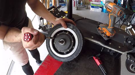 How To Replace E Scooter Tire On Maike KK10S YouTube