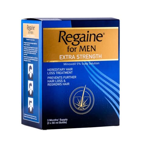 Regaine For Men Extra Strength Scalp Solution Triple Pack Lords