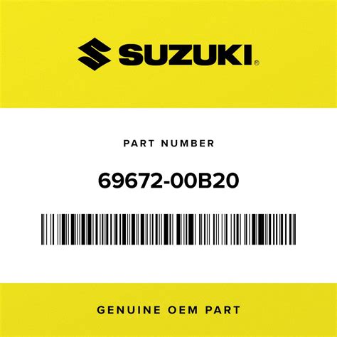 Suzuki CONNECTOR 69672-00B20 - speedscyclestore