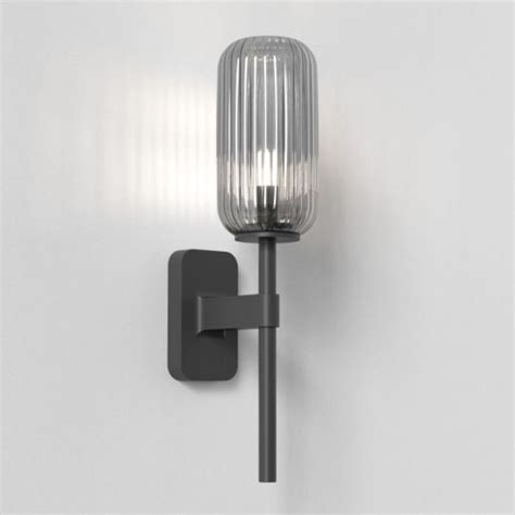 Astro Tacoma Single Bathroom Wall Light In Antique Brass