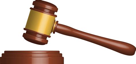 Judge Hammer Clipart Design Illustration 9381319 Png