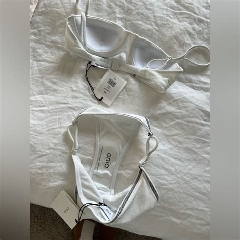 Onia Swim Onia Flora Crinkle Bikini Top And Hannah Tab Side Hipster