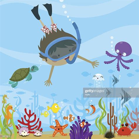 Diving High Res Vector Graphic Getty Images