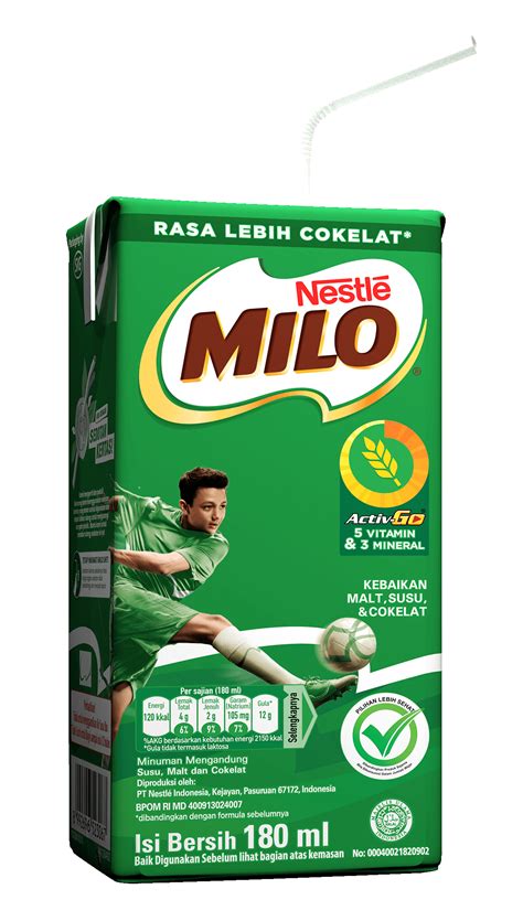rangkaian produk milo siap minum milo indonesia