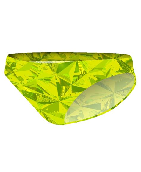 BAS DE MAILLOT DE BAIN BIKINI AMAZONE BRIEF PRIMEVAL VERT CITRON