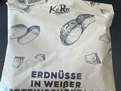 KoRo Erdnüsse in weißer Proteinschokolade mit Kokosraspeln Kalorien