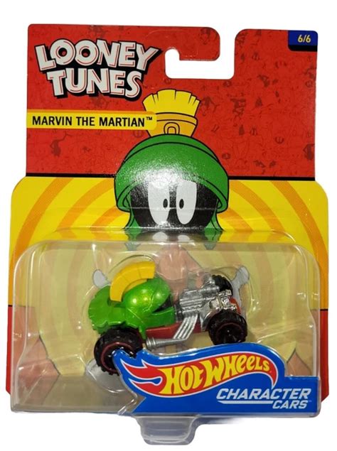 HOT WHEELS LOONEY Tunes Personnages Voitures Marvin The Martian Daffy Canard EUR 12 23 PicClick FR