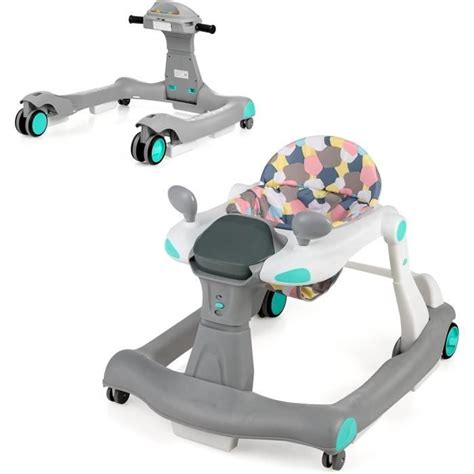 Lifezeal Trotteur B B Evolutif Trotteur Bebe Pliable Avec Roues