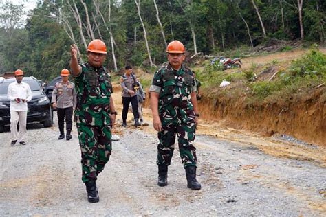 Pangdam Ii Swj Tinjau Jalan Karya Bakti Skala Besar Korem Gapu Di