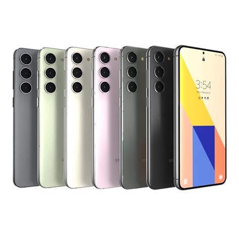 samsung galaxy   full colors  model turbosquid