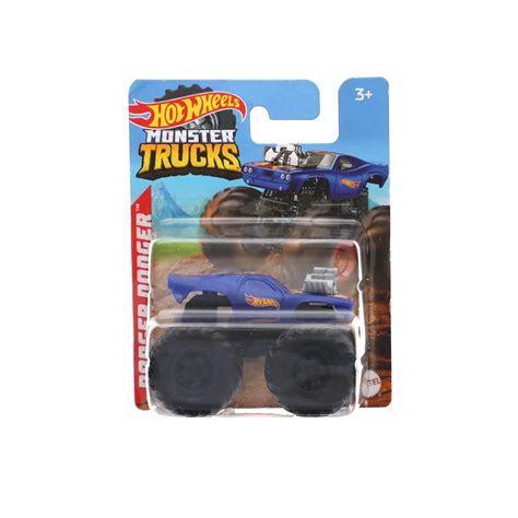 Buy Hot Wheels Monster Trucks Mattel Rodger Dodger Blue Mini Toy Car Truck Online At