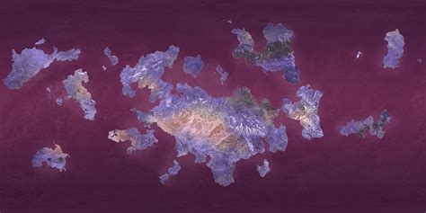 Map Of Planet Persephone From Solar Smash By Evanvizuett On Deviantart