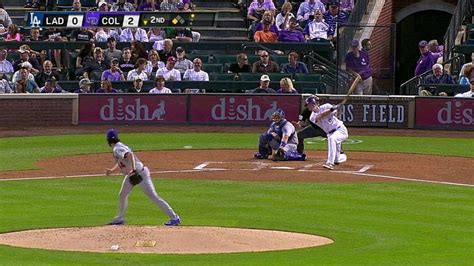 LAD COL LeMahieu Grounds Out To Plate McKenry YouTube