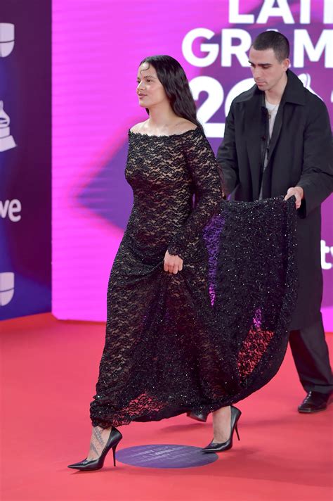 Rosalia Latin Grammys Black Dress Thong Fabulous Ass Hot Celebs Home