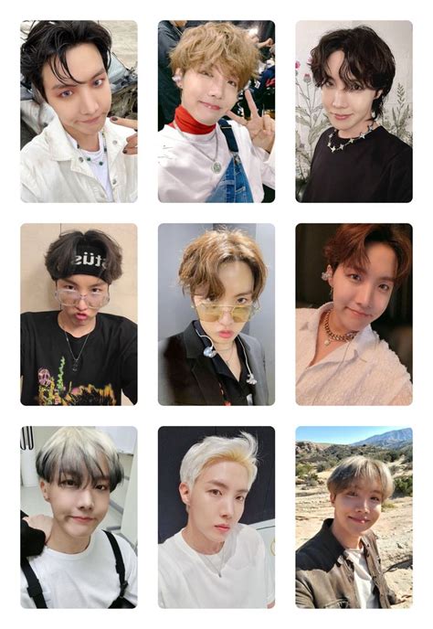 Bts Hobi Jhope Photocards Free To Print Ptd Set Photo Cards Bts