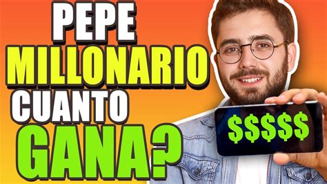 Cuanto Gana PEPE MILONARIO En YouTube 2023 Datos Reales YouTube