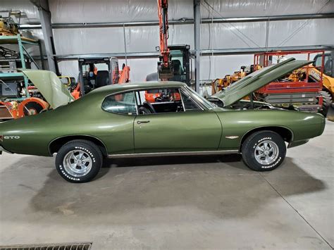 1968 Pontiac Gto Green Rwd Automatic Classic Pontiac Gto 1968 For Sale