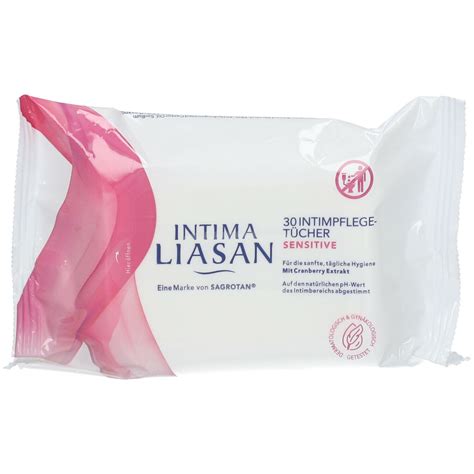 SAGROTAN Intima Liasan Lingettes hygiène intime 30 pc s Redcare