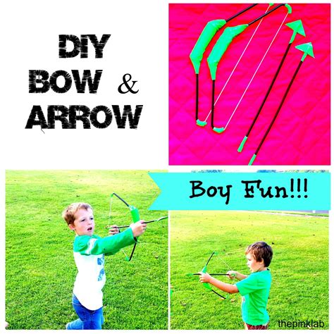 Diy Easy Bow And Arrow The Pink Lab