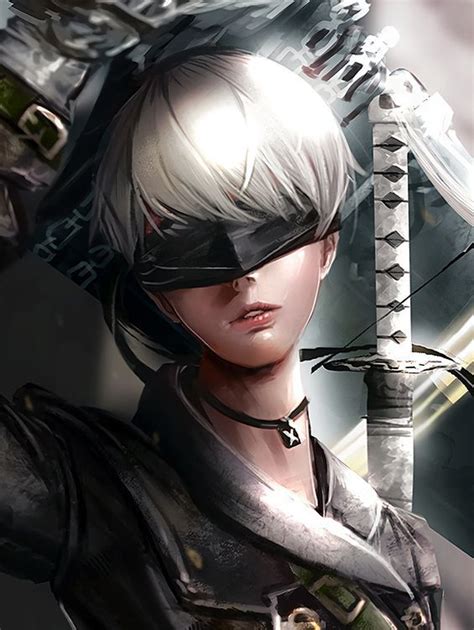 Nier Automata 9s Voice Actor - 565x751 - Download HD Wallpaper - WallpaperTip