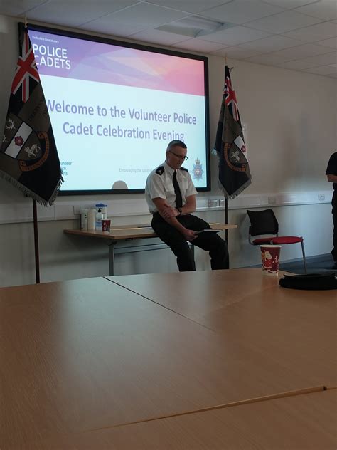 Derbyshire Police Cadets On Twitter Cadets Was Also Presented With A