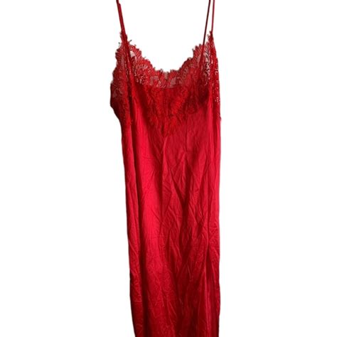 Lady Cameo Dallas Intimates Sleepwear Lady Cameo Plus Size Red Vintage S Lingerie Slip