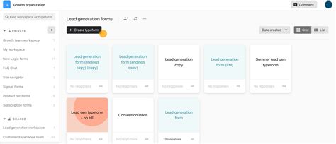 Create New Typeforms By Importing From Google Forms Help Center